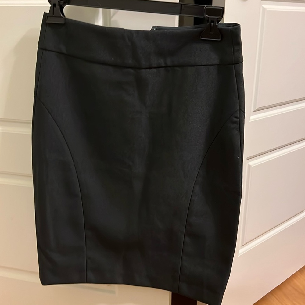 Dark grey pencil skirt